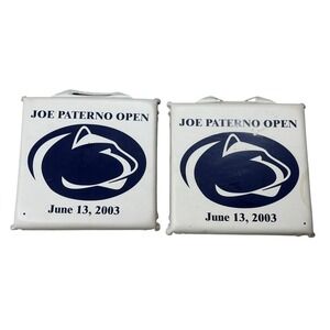 VTG Penn State Joe Paterno Open Seat Cushions | June 13, 2003 Event | Set of 2